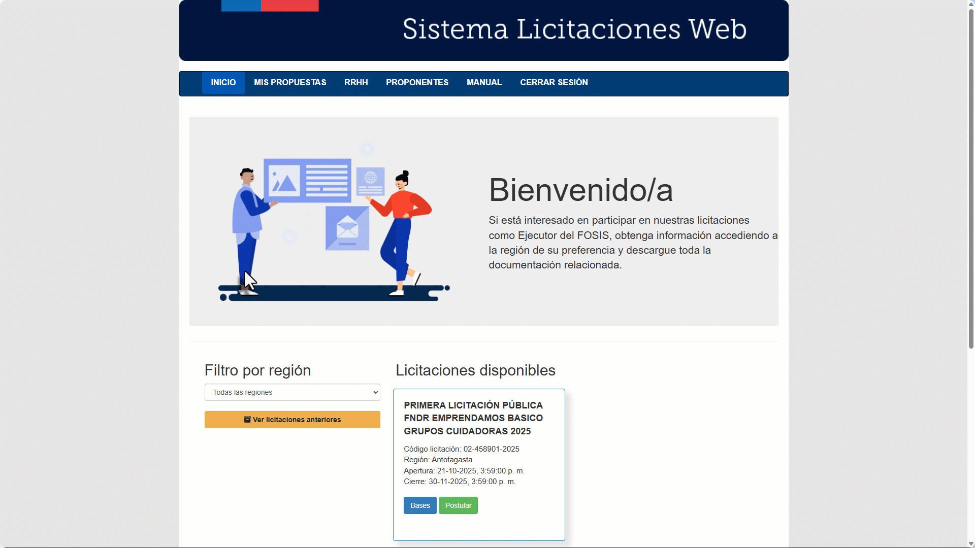 Crear Usuario RRHH